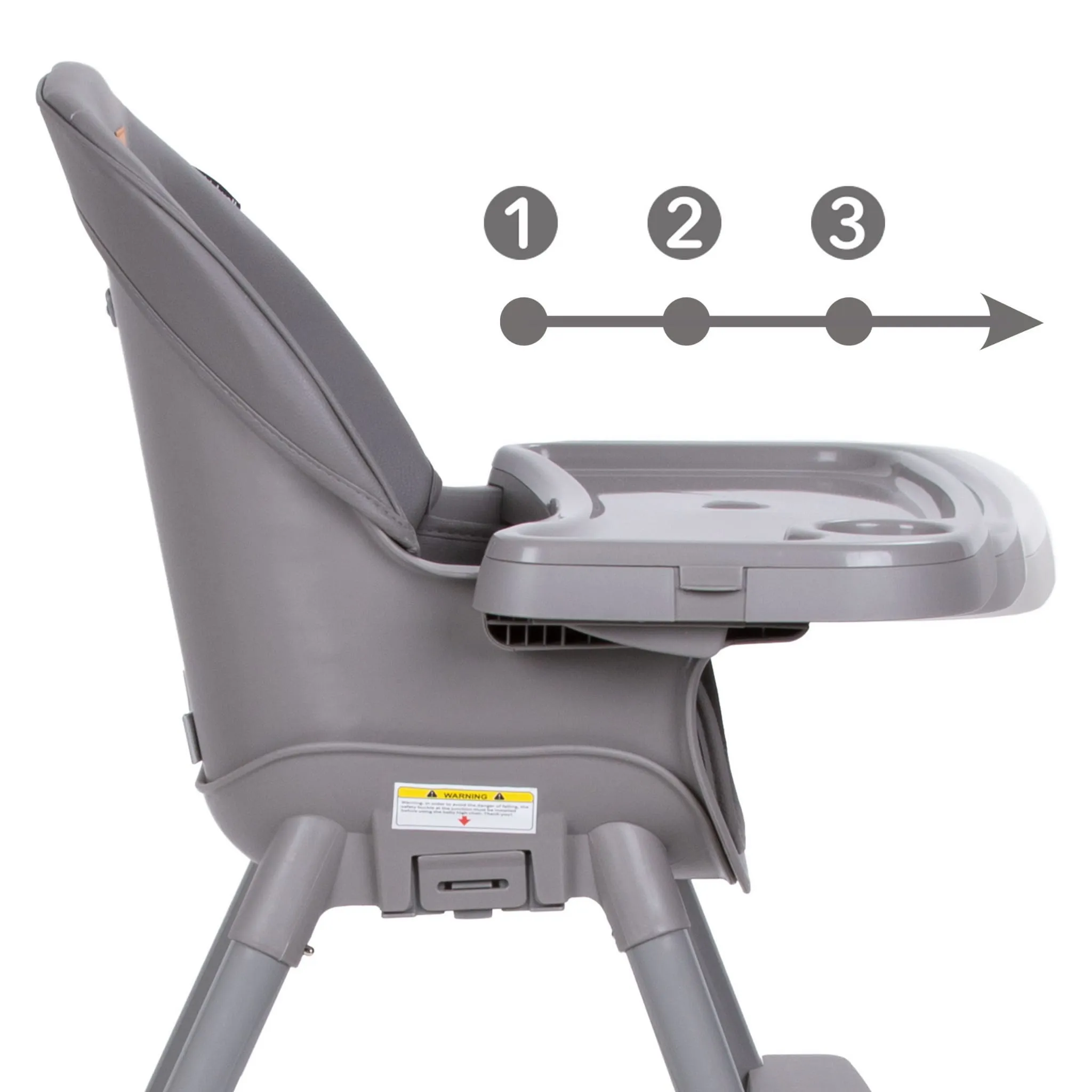 Стульчик для кормления Kidwell Eatan gray